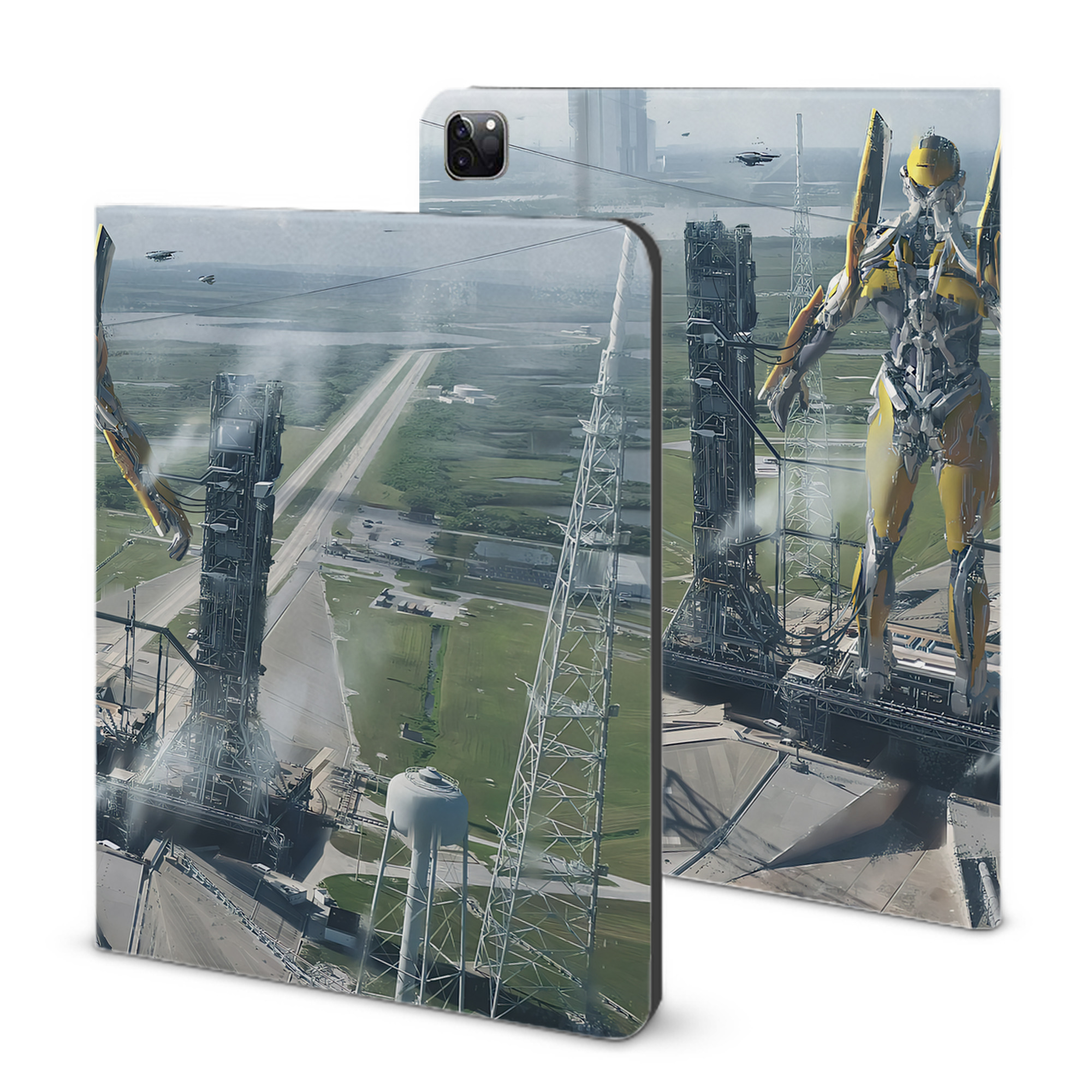 （画像用） EVA 新世紀エヴァンゲリオン IPad ケース ブック型 PUレザー TPU 耐衝撃 軽量 薄型 ペン収納なし 全面保護 IPad 各モデル対応